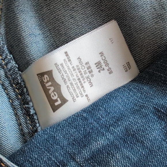 levi's red tab classic carpenter denim jeans overalls shortalls 24 months baby - Picture 6 of 9